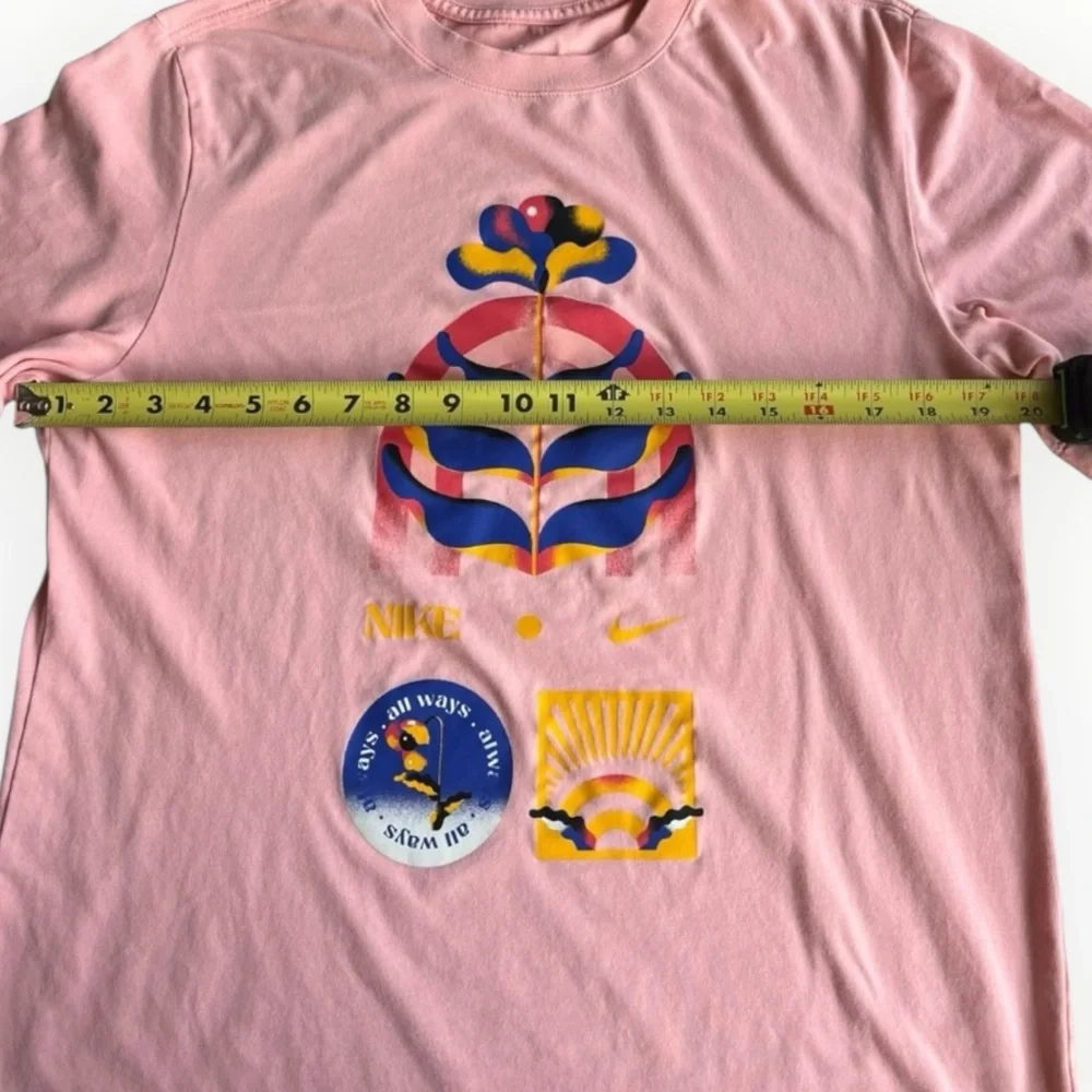 Nike Men’s M Dri Fit A.I.R. Artist In Residence T-Shirt Pink Jordan Moss Active - Picture 6 of 7